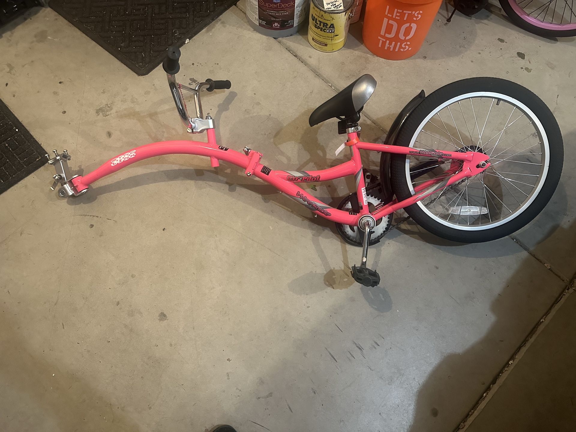 Bike Tagalong attachment for kids
