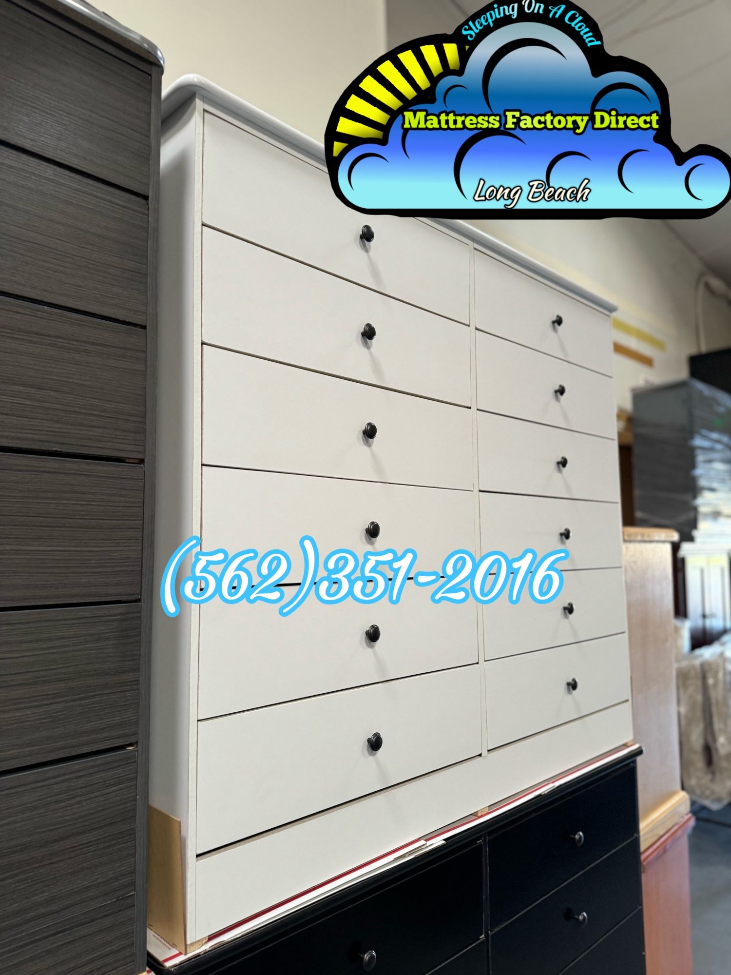 White 12 Drawer Dresser Chest Cajonera Comoda White 12 Drawer Dresser Chest Cajonera Comoda