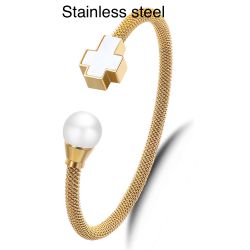 Bangle Stainless Steel 18K Gold Plated