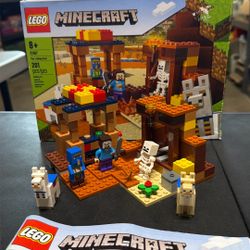 Lego Minecraft - The Trading Post Set - Complete 