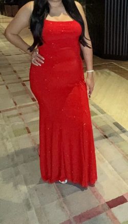 Red dress  (size large)