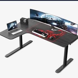 EGD-L60 60" Black Standing Desk (left Side)
