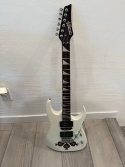 White Electric Guitar