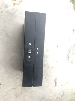 Small safety box used.