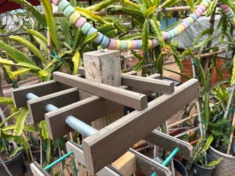 18x18 TimberTech Composite Dragon fruit Trellis fits 4x4 ez install