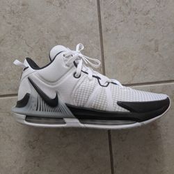 LeBron Witness 7 Size 11.5 White/Black