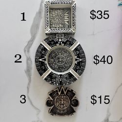 Ceniceros Artesanales Con El Calendario Azteca. 