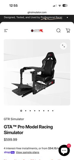 Sim chair GTR