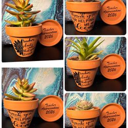 Teacher Appreciation Succulents 