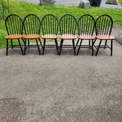 Set of Six (6) Farmhouse Fresh Chairs
