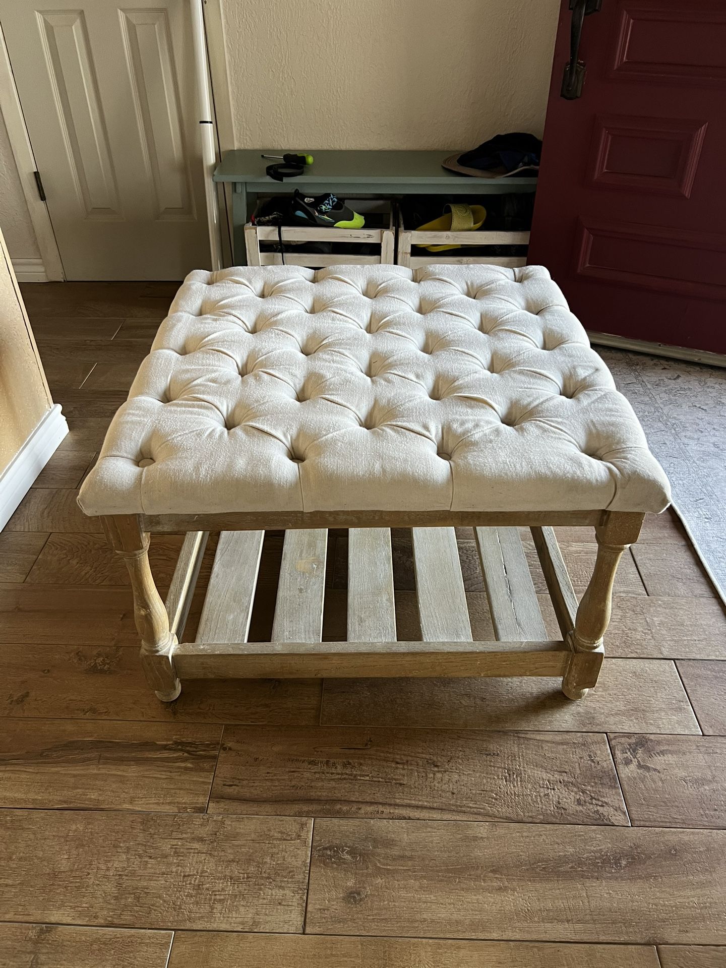Tufted Ottoman Coffee Table