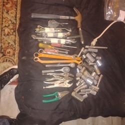 Multi Sets Of Tools Here Sockets Sets Wrenches Hammer Screw Drivers 