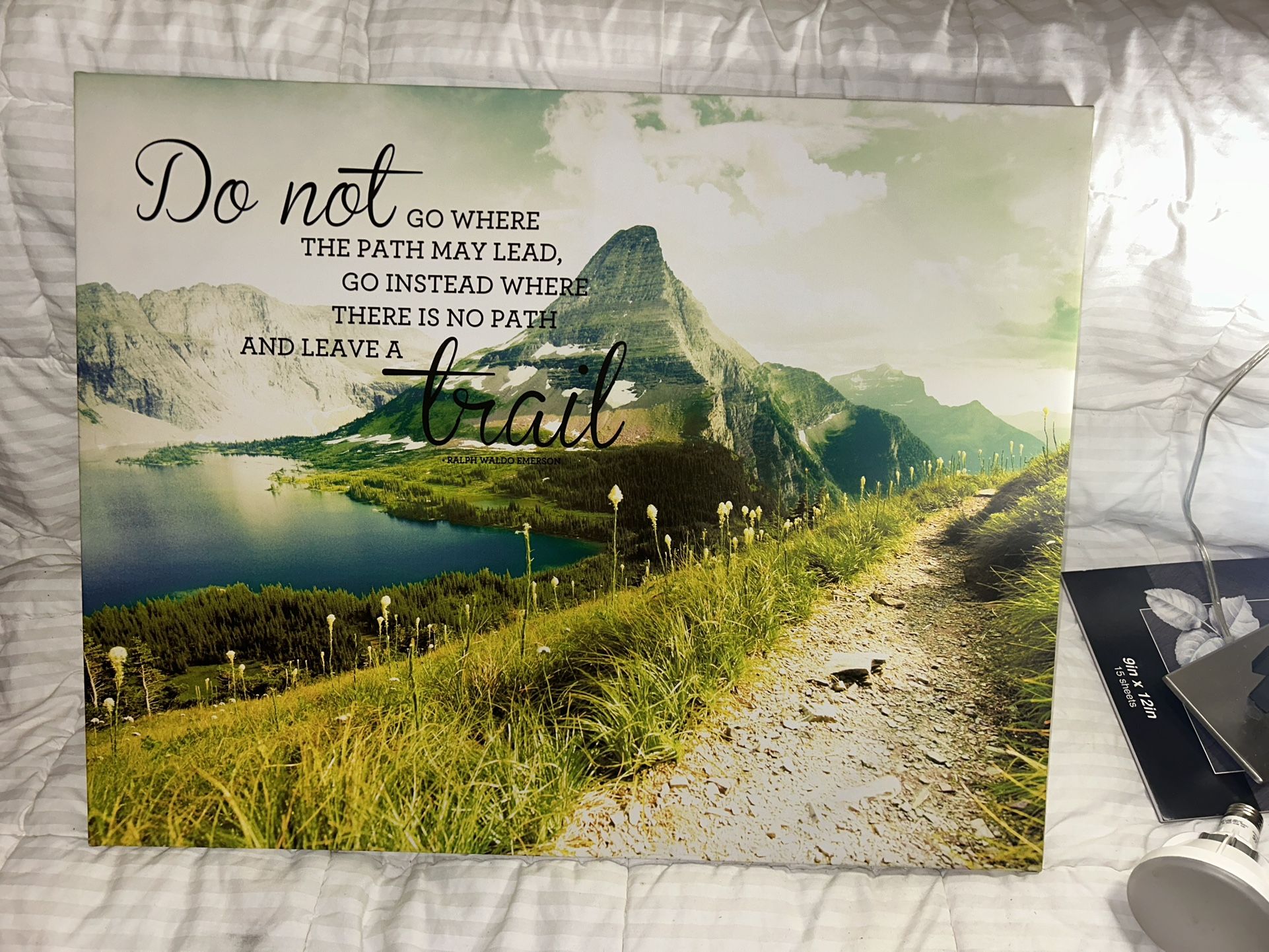 Inspirational Canvas Hanging Picture 28" X 22"