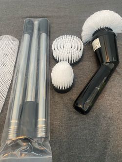Electric spin scrubber