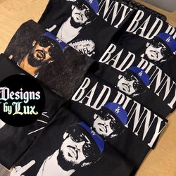 Bad Bunny Tshirts, Benito, Half Time, Bowl, Graphic Apparel, Custom Shirts 
