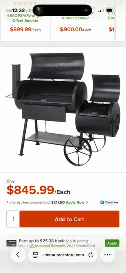 Old country offset smoker BBQ