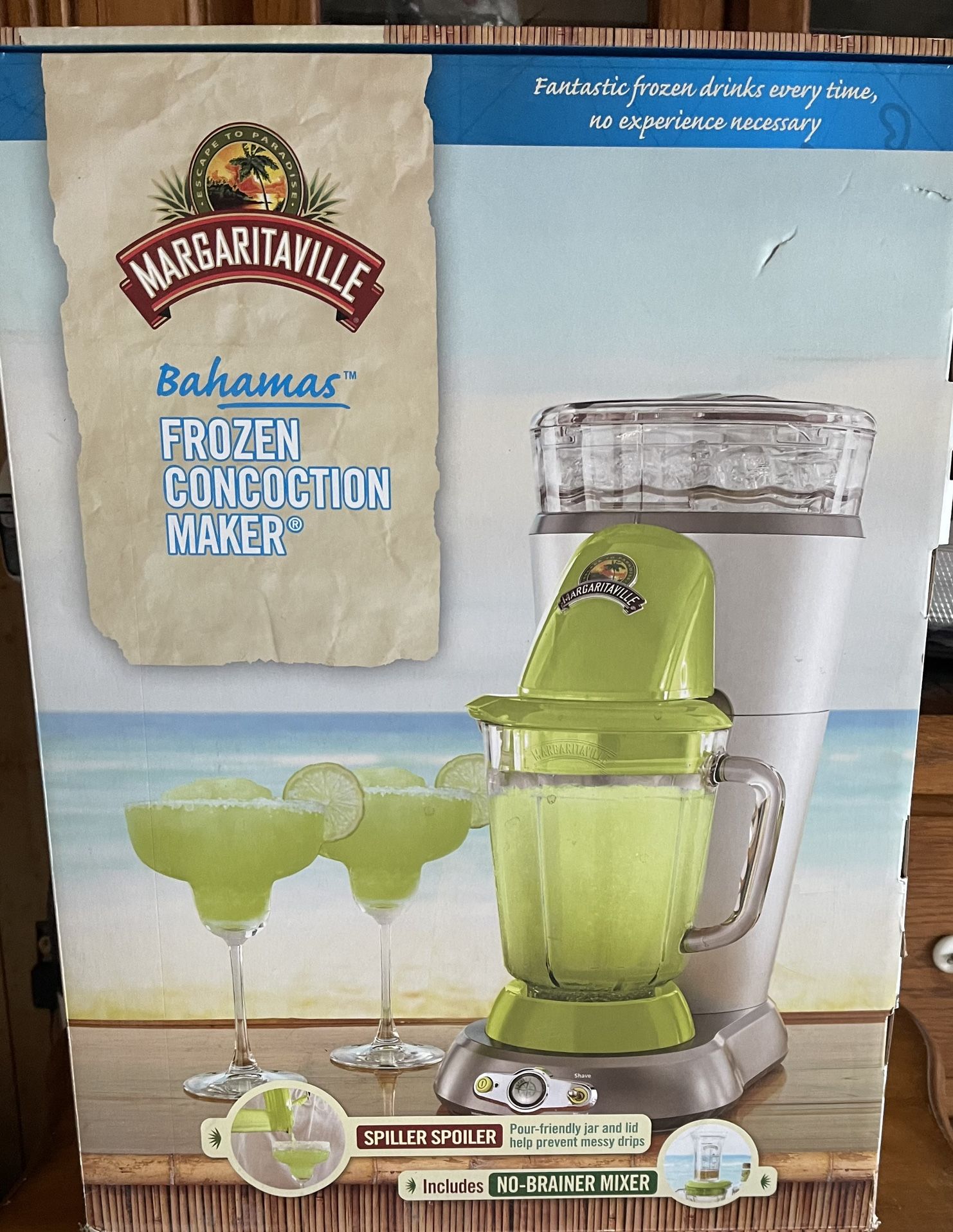 Margaritaville Bahamas Frozen Concoction Maker with No-Brainer Mixer