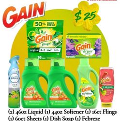 Gain LAUNDRY Detergent Household BUNDLE Stock up SALE 🔥