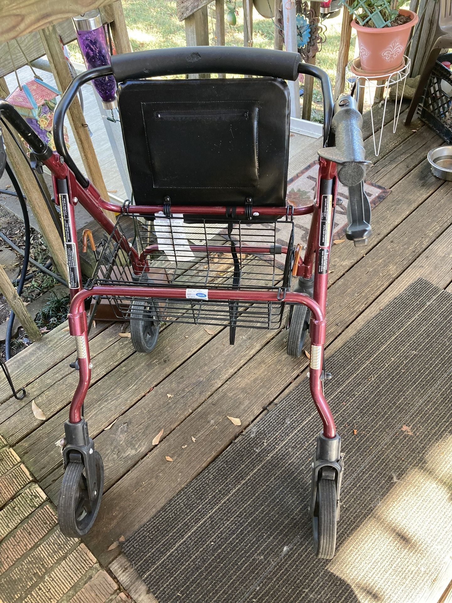 Red Walker with Seat / Read Below - New ⬇️