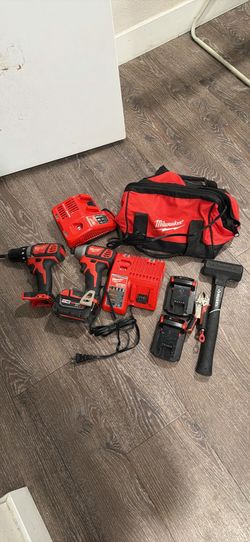 Milwaukee M18 Drill & Impact Combo Kit – Great Condition 🔥