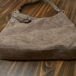 SUADE  HANDBAG/POCKETBOOK 