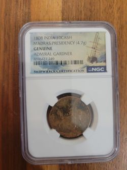 1808 India 10 Cash