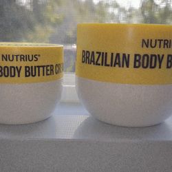 Nutrius Body Butter Cream, 2 Piece Set