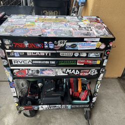 Us General Five Drawer Cart