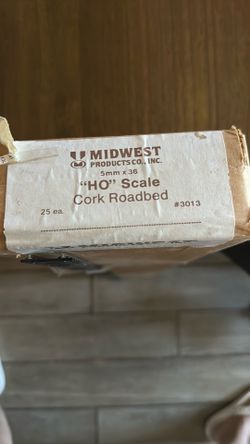 HO scale Cork Roadbed #3013