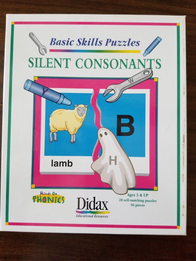 Didax Phonics Basics Skill Analogy Puzzle Learning Educational Home School Game 6  available 