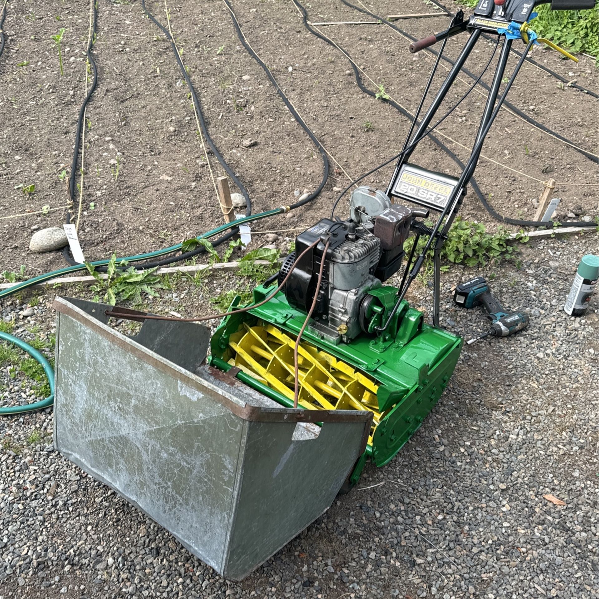 Reel Self Drive Mower True Cut John Deere 20 Sr Seven