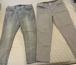 Nice Stylish Gray Gap Jeans  And Nicer Calvin Klein Dress Pants  