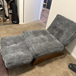 Accent Chair With Ottoman