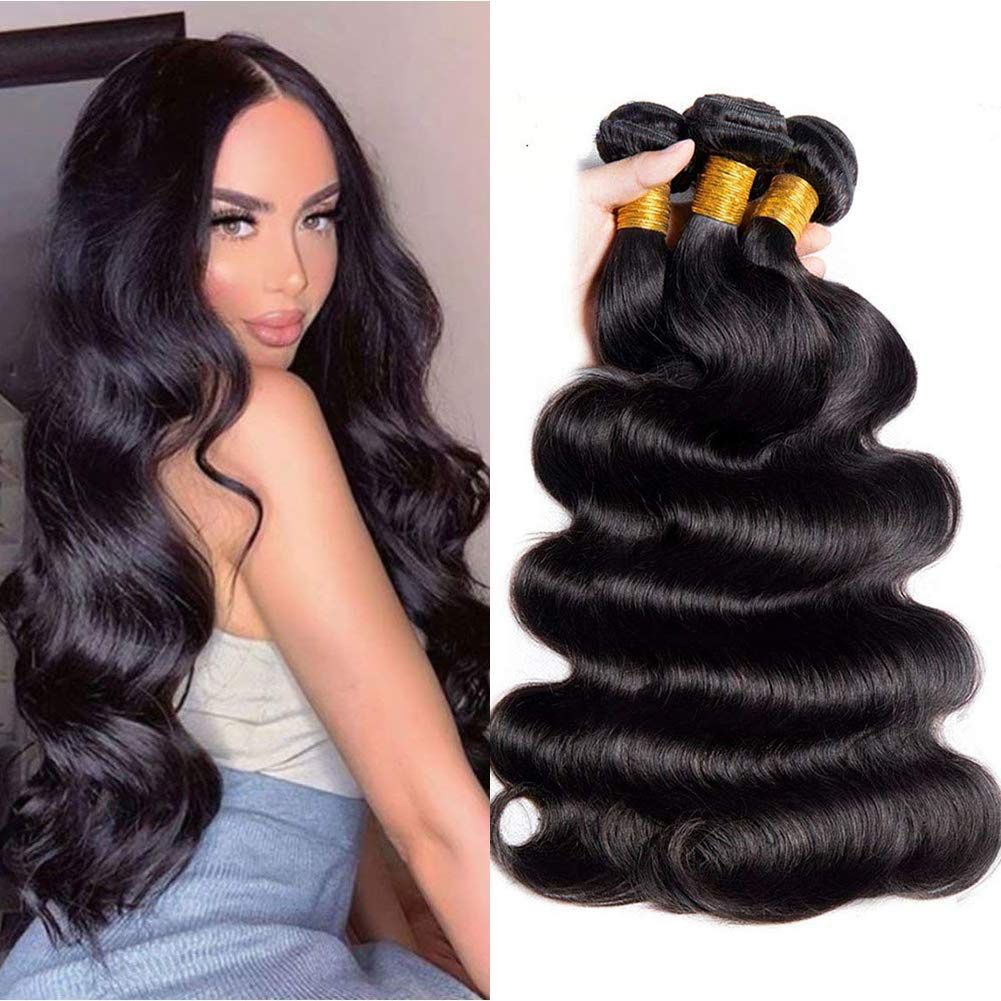 100% Human Hair 1b/ Burgundy 10 Inch Body Wave