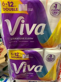 Scott toilet paper & viva paper towels ($10 each pack)