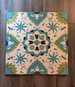 Beautiful 36x36 Square Wall Art – Mandala Design