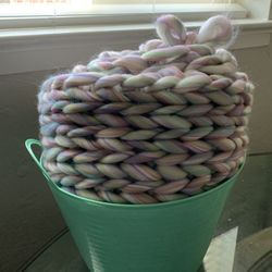 Hand Made Chunky Throw Blanket! 