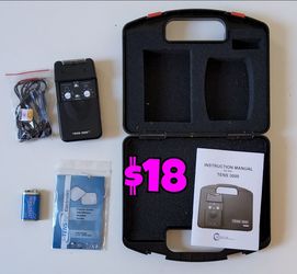 This is a TENS 3000 analog unit designed for drug-free pain relief.  $18