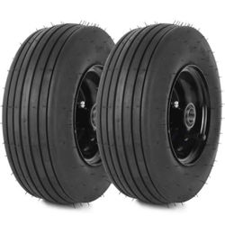 2 New Lawn Mower Wheels And Tires 