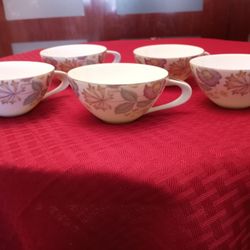 Sango Fantasia Japan Fine China Tea Cups 