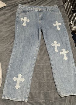 Chrome Hearts Cross Jeans