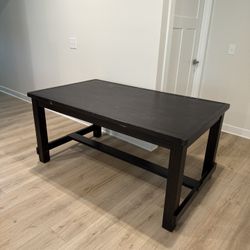 Solid Wood Dining Room Table 