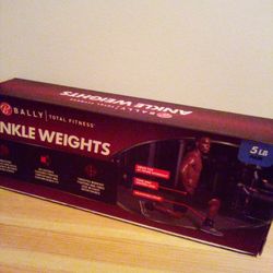 Bally Total Fitness Ankle Weights 5 Lb