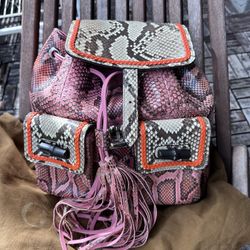 Gucci Phyton Backpack Pink Like NEWW!!