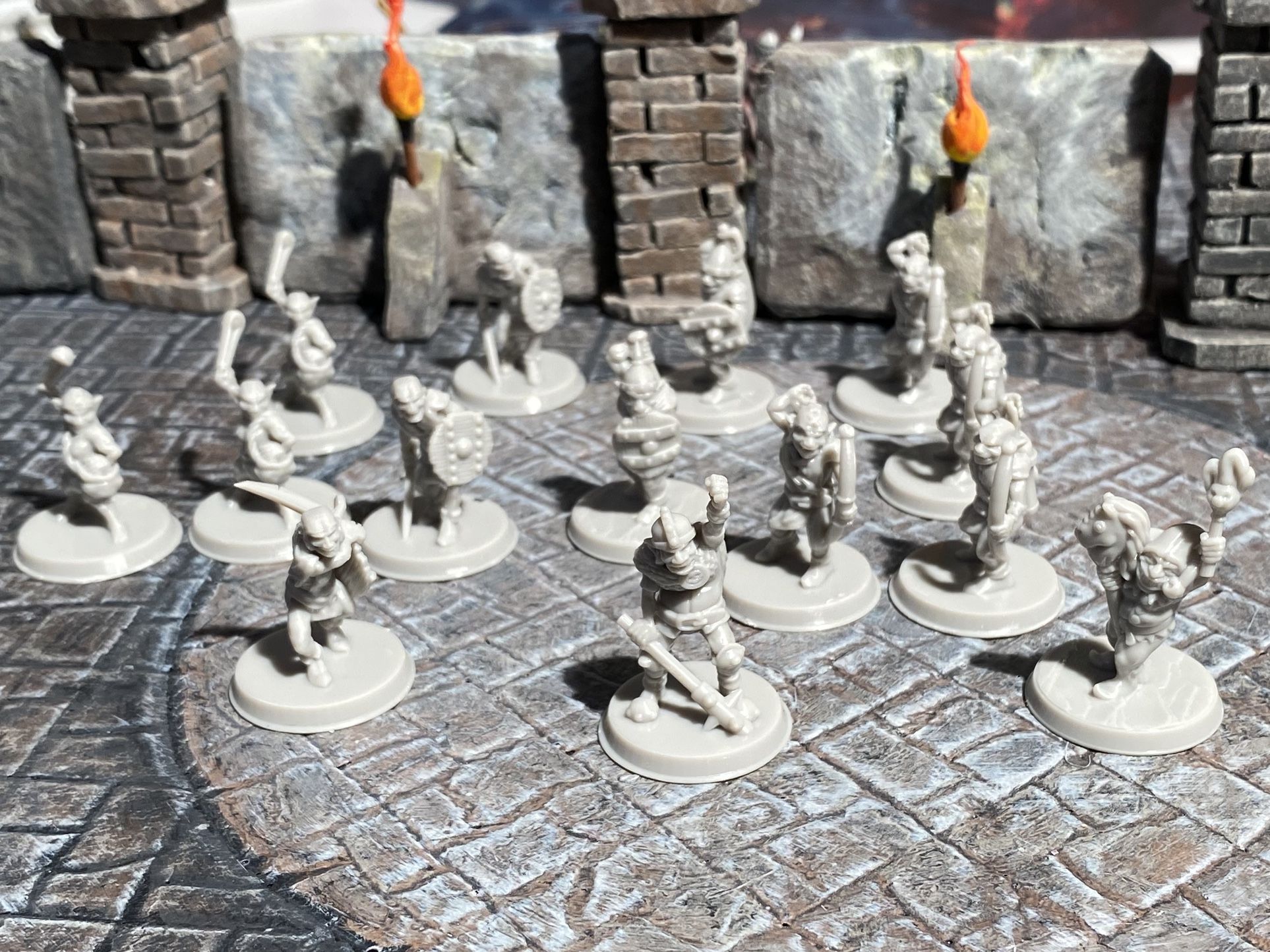 Unpainted Goblin Miniature Set DND
