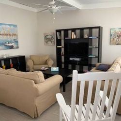 Large Bookcase And One Lower Bookcase
