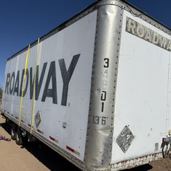 28’ Aluminum Storage Box/container With Roll Up Door Free Delivery  