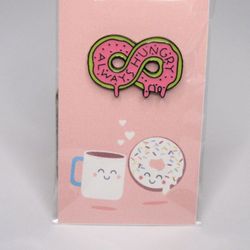 Cute Infinity Donut Enamel Pin Accessories Decor