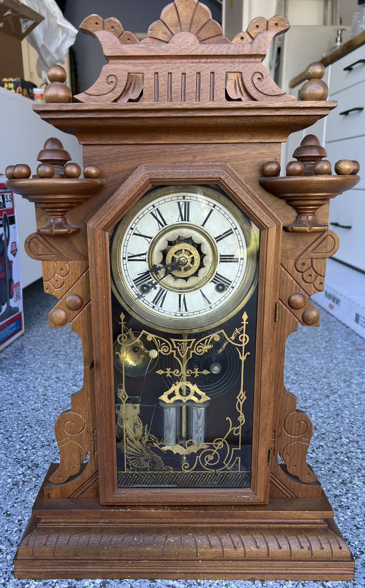 Antique Swedish Clock