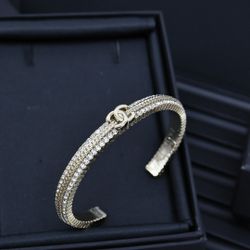 A girl's new bracelet